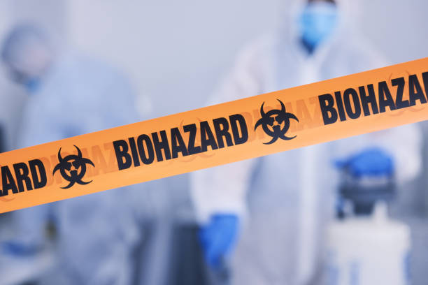 Professional Biohazard technician working in Diamond, IL
